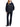 Barrie denim cashmere cotton jacket Navy-with model