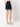 BARRIE contrast-stitching denim mini skirt-back