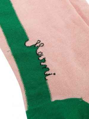 Marni colour-block knitted socks