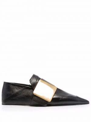 Jil Sander touch-strap leather loafers