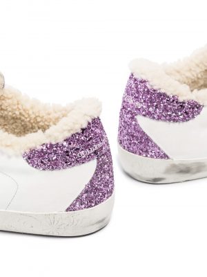 Golden Goose Super-Star low-top sneakers White/Lavender