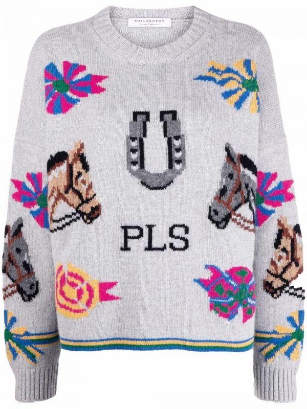 patterned jumper