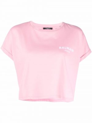 Balmain logo-print cotton T-shirt