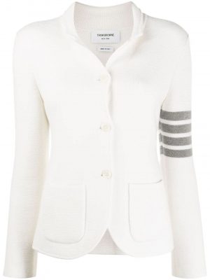 Thom Browne 4-Bar merino jacket White