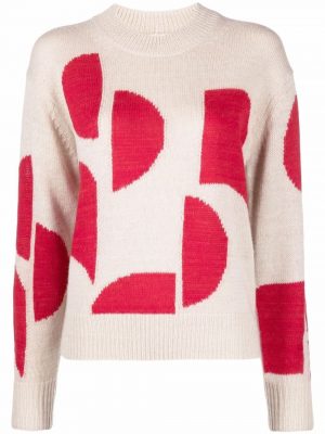 Isabel Marant Etoile logo-print knitted jumper
