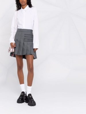 Thom Browne 4-Bar pleated mini skirt