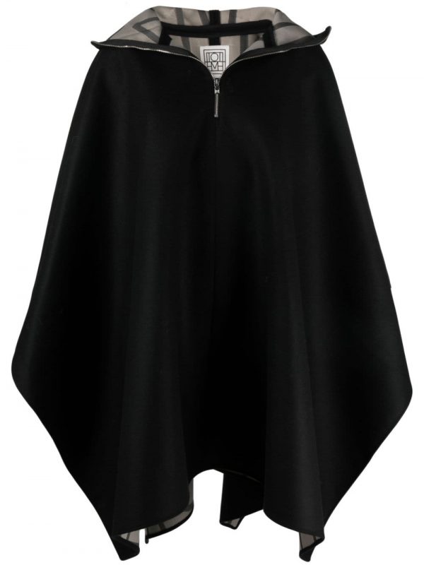 hooded cape