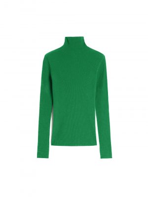 Sportmax COMETA rib-knit sweater jade