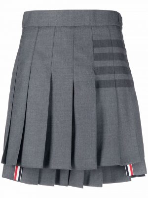 Thom Browne 4-Bar pleated mini skirt