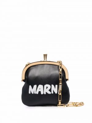 Marni mini logo-print crossbody bag