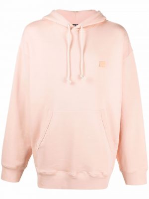 ACNE STUDIOS face-patch oversized hoodie