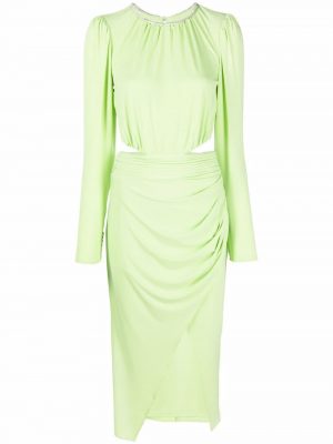 Self Portrait cut-out fitted midi dress