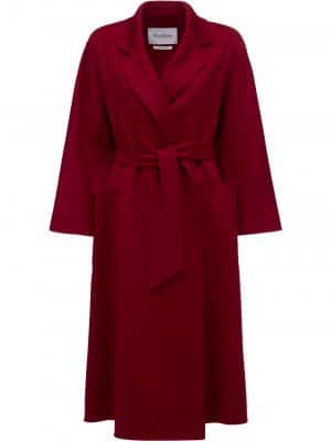 Maxmara Ludmilla Cashmere Coat Red