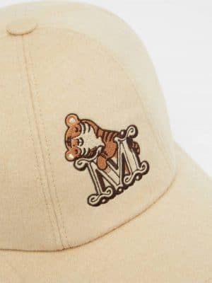 MaxMara Embroidered tiger cap