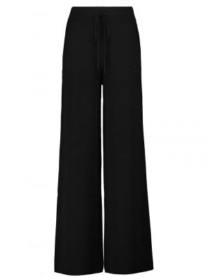 Maxmara GIOVE wool yarn trousers black