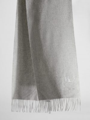 MaxMara WSDAL70 wool scarf grey