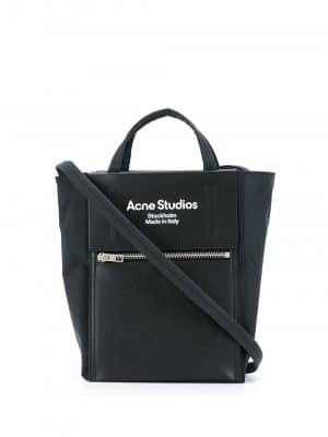 Acne Studios Papery Nylon Tote bag Black/Black