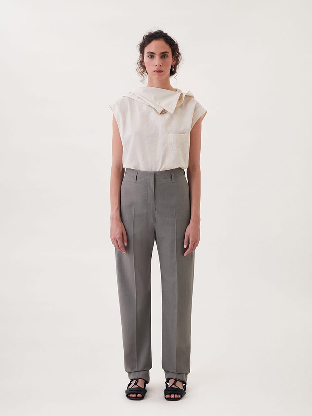 lemaire suit pants