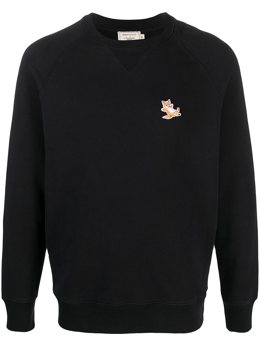 Maison Kitsune embroidered-logo sweatshirt (Size: S)