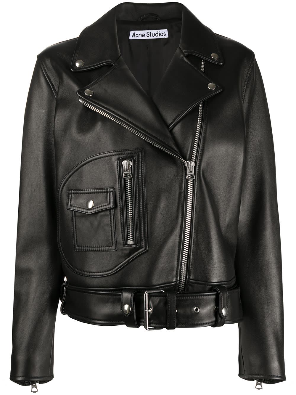 Mens Clothing Jackets Leather jackets Save 10% Acne Studios Leather Biker Jacket in Black for Men 