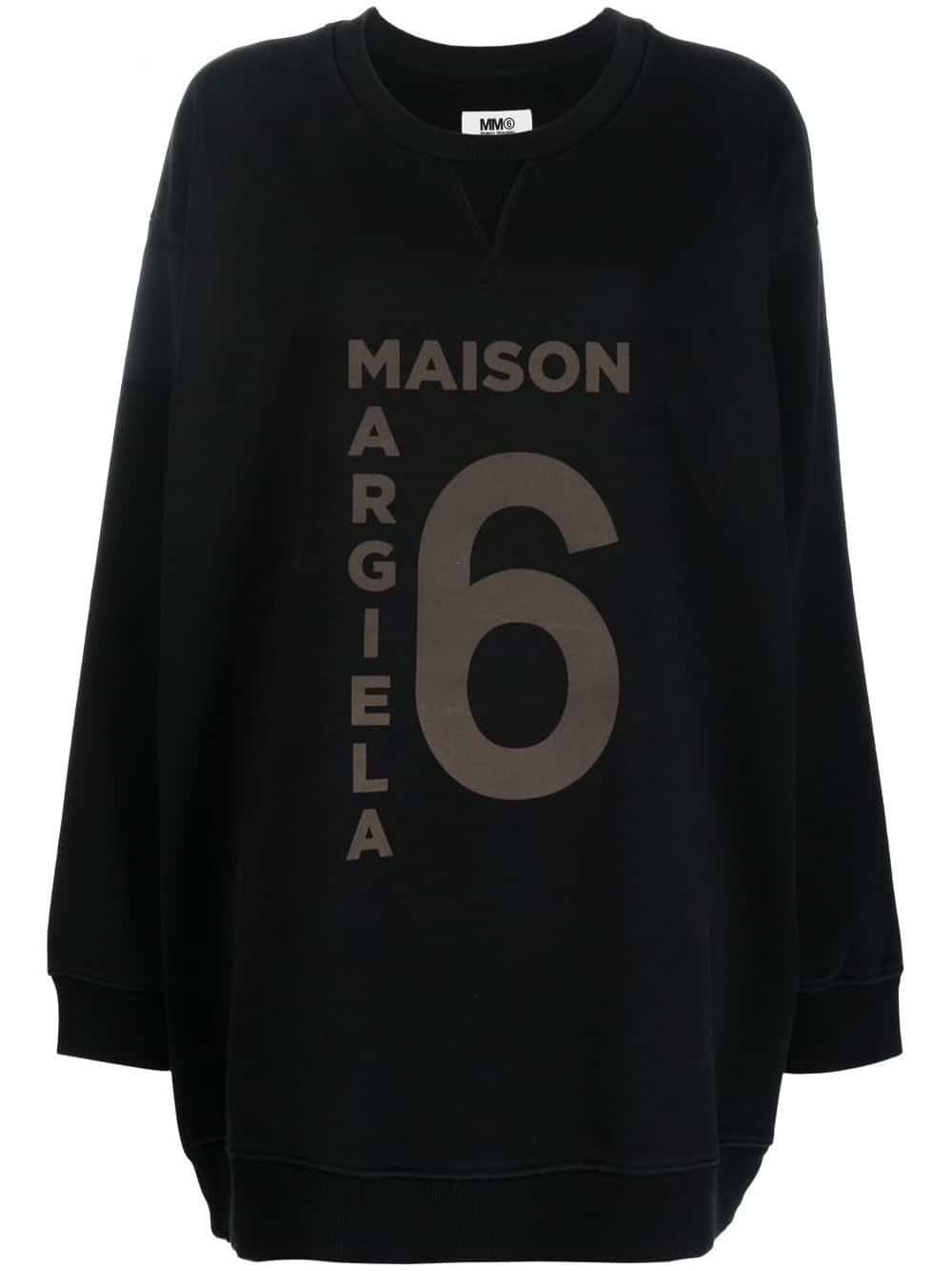 MM6 Maison Margiela logo print sweatshirt (Size: XS)