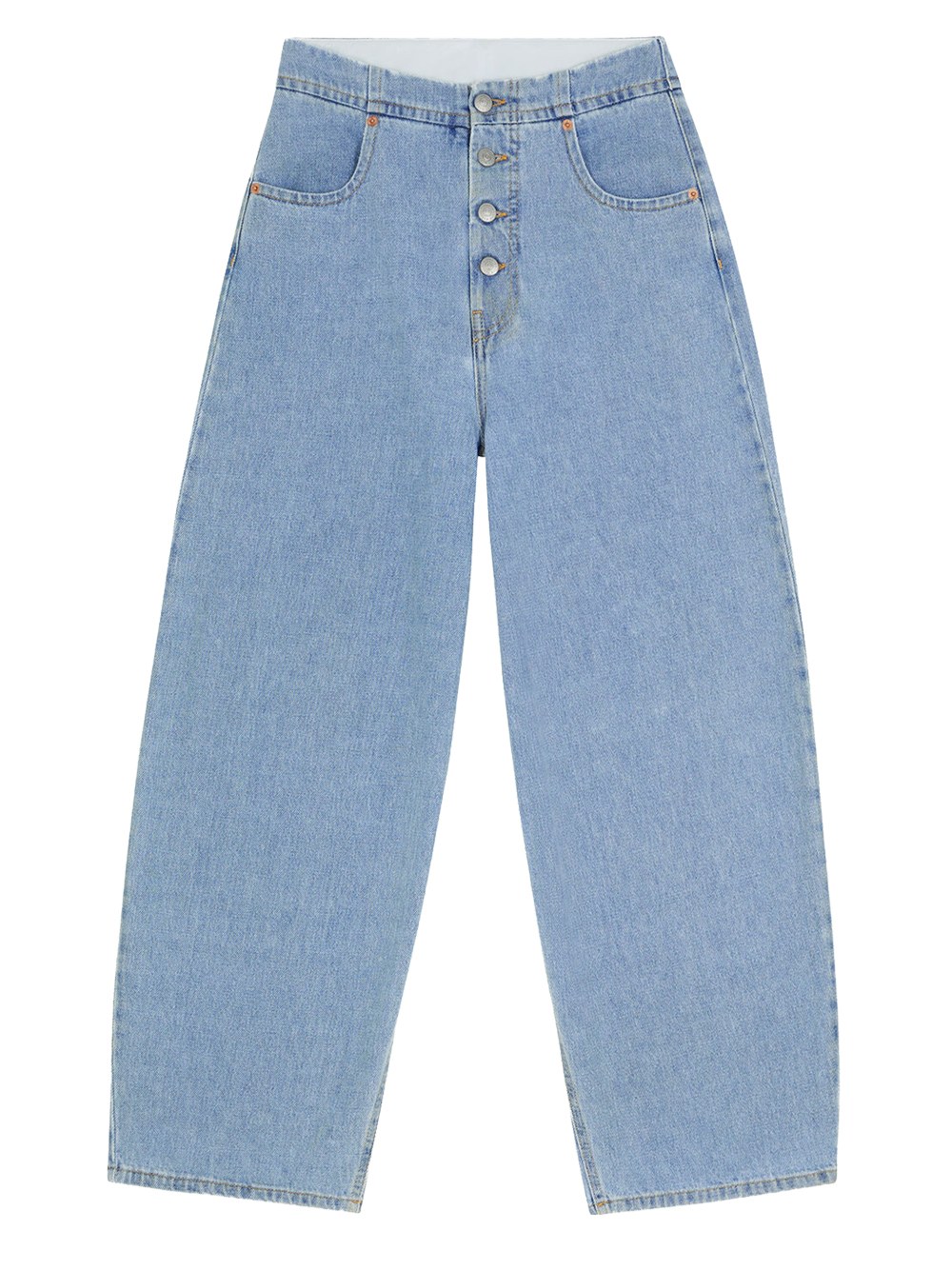 MM6 Maison Margiela Mid Rise Cropped Jeans (Size: 28)
