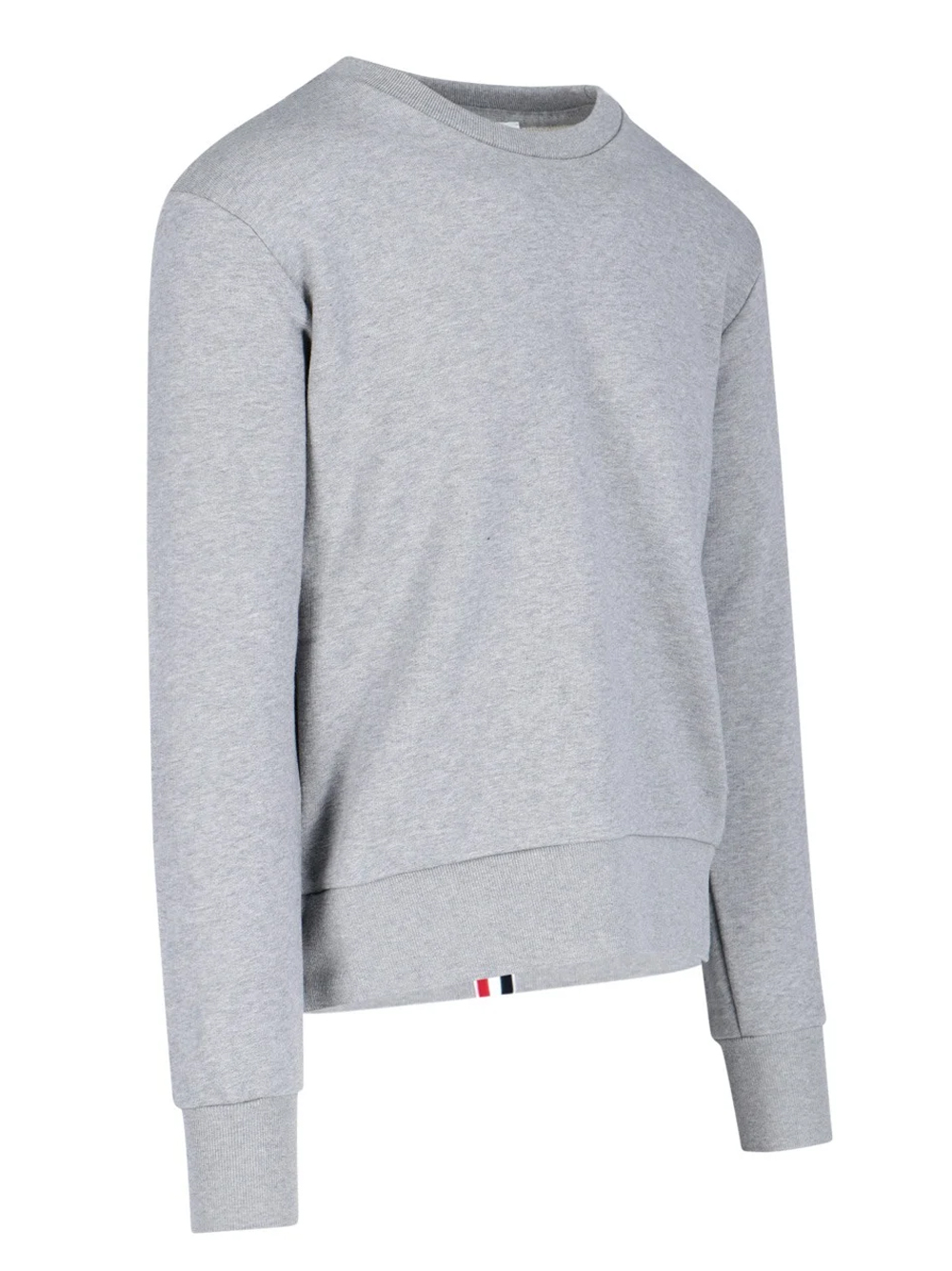 Shop Thom Browne Rwb Sweatshirt Light Grey
