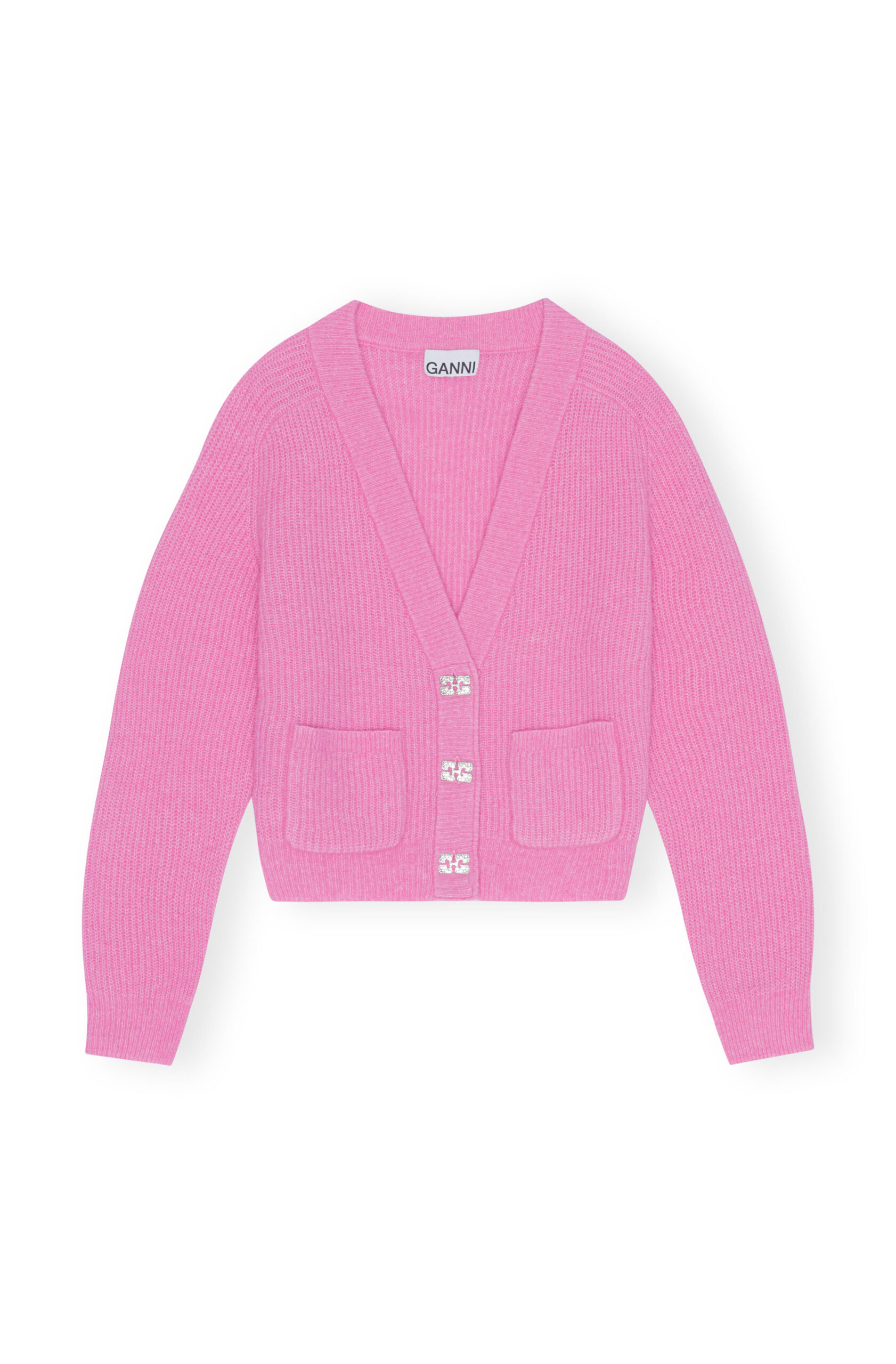 GANNI Soft Wool Cardigan | Luxury and style at your fingertips