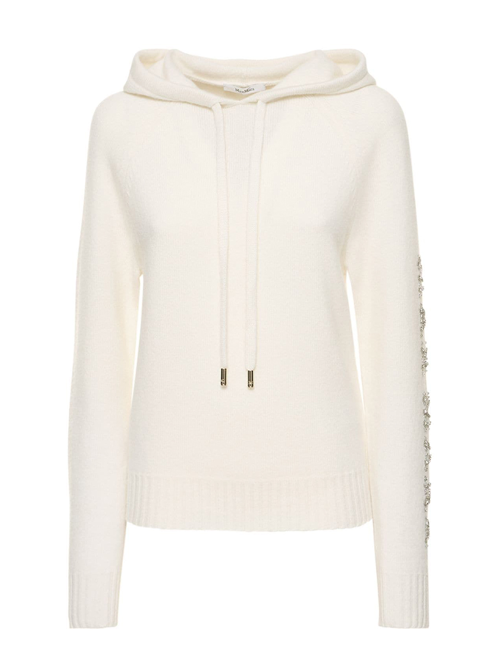 MaxMara Ananas Hoodie White | Luxury and style at your fingertips
