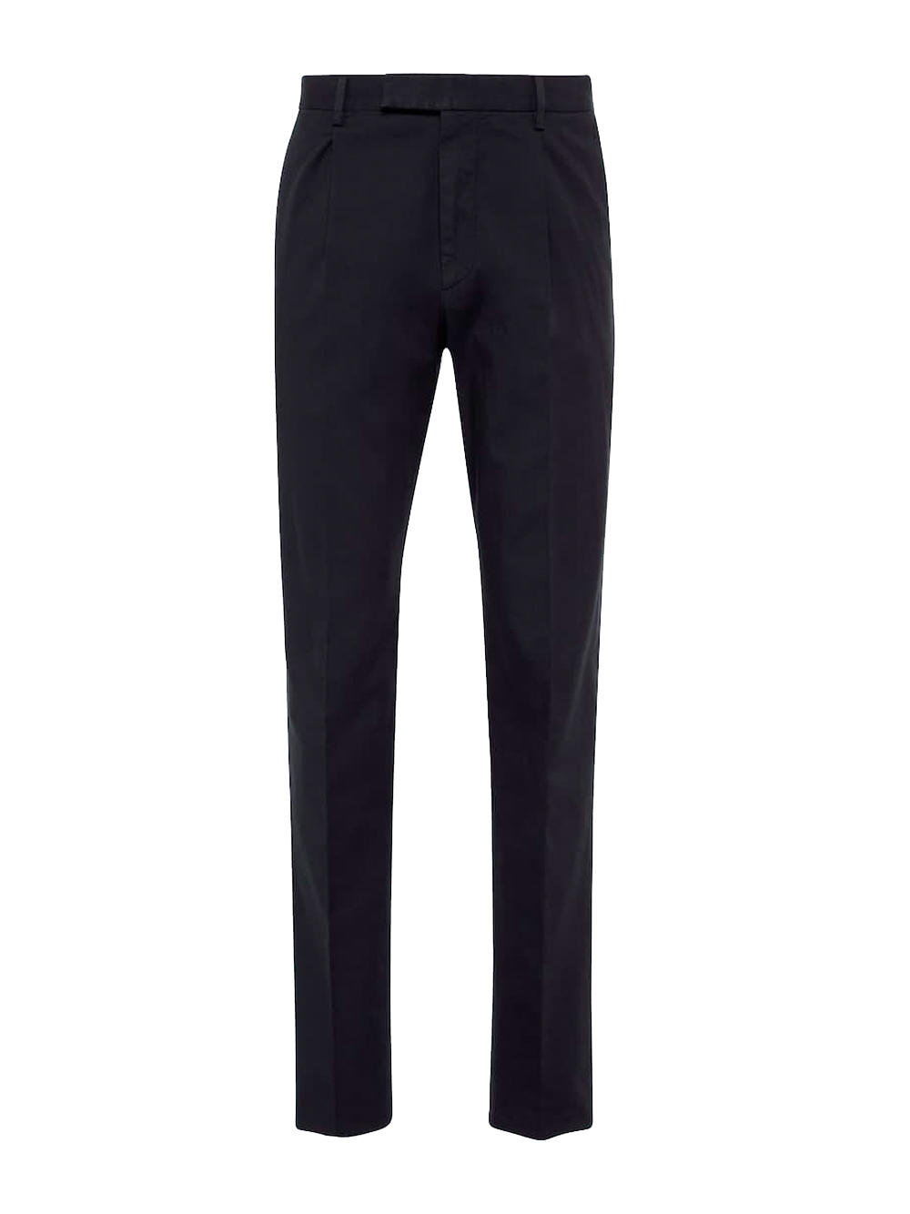 Shop Zegna Slim-cut Tailored Trousers Black