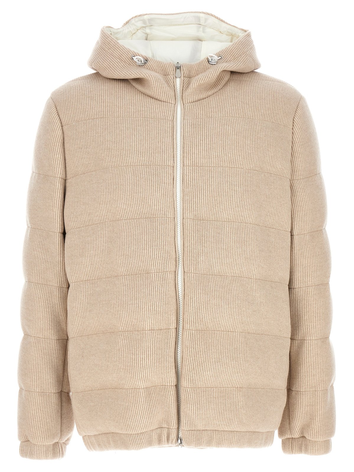 Brunello Cucinelli Cashmere Knit Padded Jacket