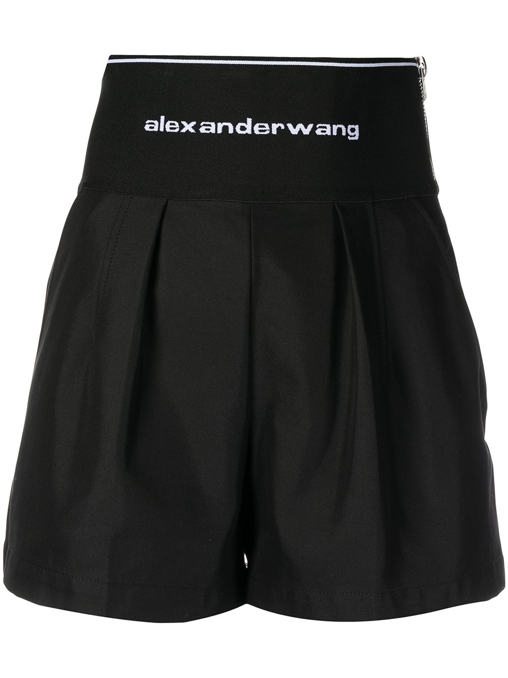 Shop Alexander Wang Safari Logo Shorts