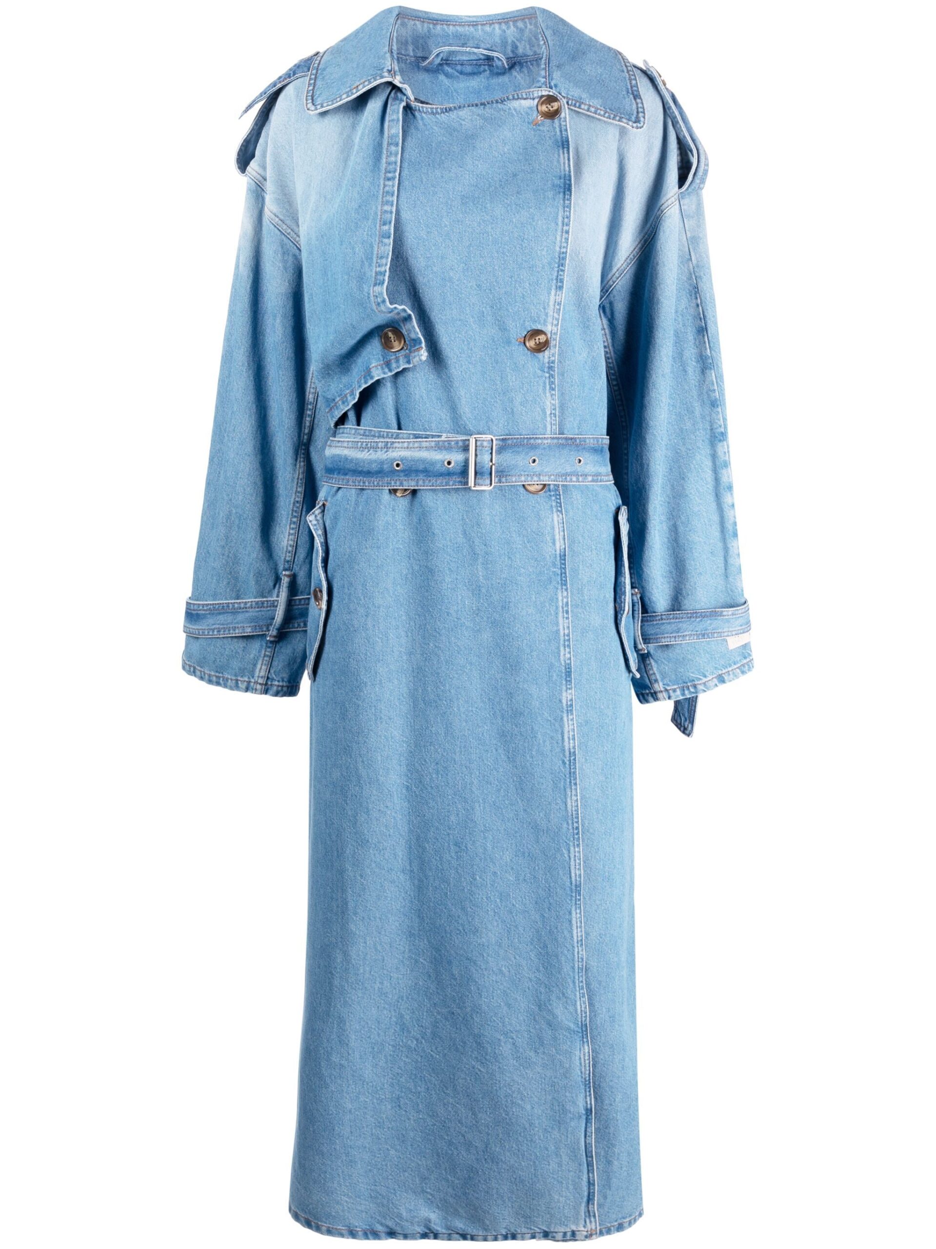 Msgm denim 2024 trench coat