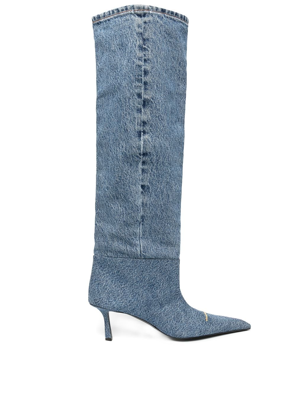 Denim hot sale slouch boots