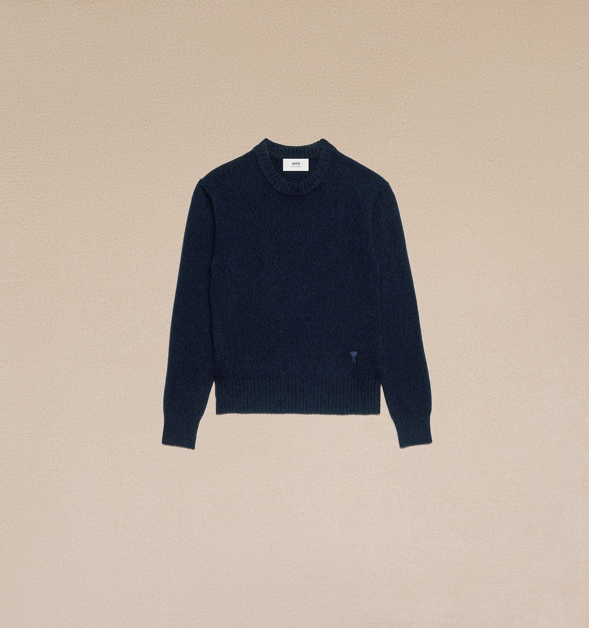 Ami Alexandre Mattiussi Ami Cashmere Crewneck Sweater In Blue