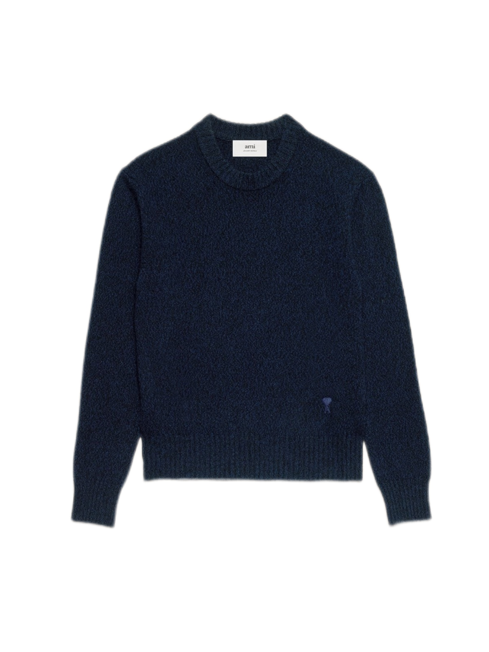 Shop Ami Alexandre Mattiussi Ami Cashmere Crewneck Sweater