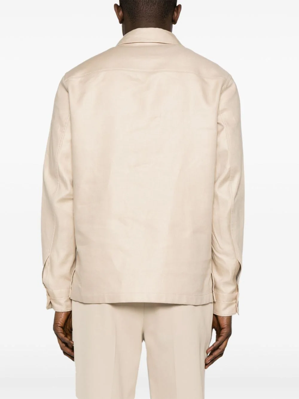 Shop Zegna Chest Pockets Long Sleeves Shirt