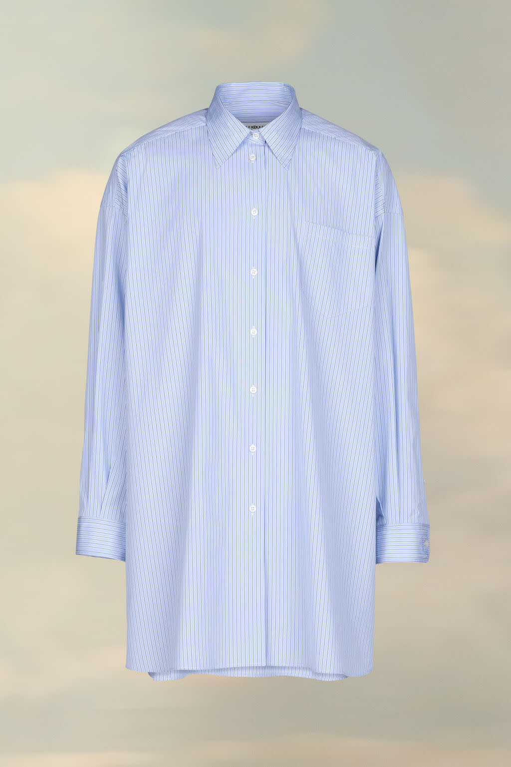 Maison Margiela Pin Striped Long-sleeved Shirt