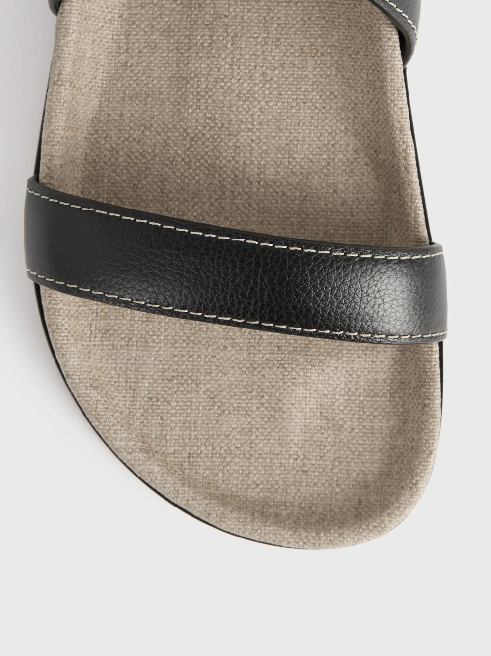 Shop Totême Toteme Leather Chunky Sandal