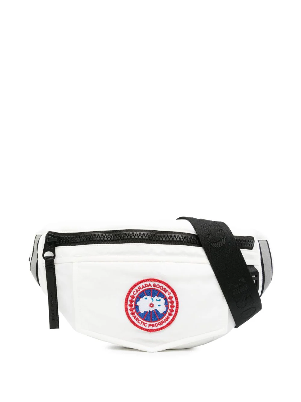 Shop Canada Goose Logo Patch Belt Bag White