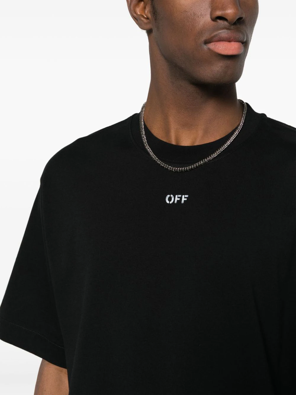 Shop Off-white Off Stamp Skate T-shirt Black