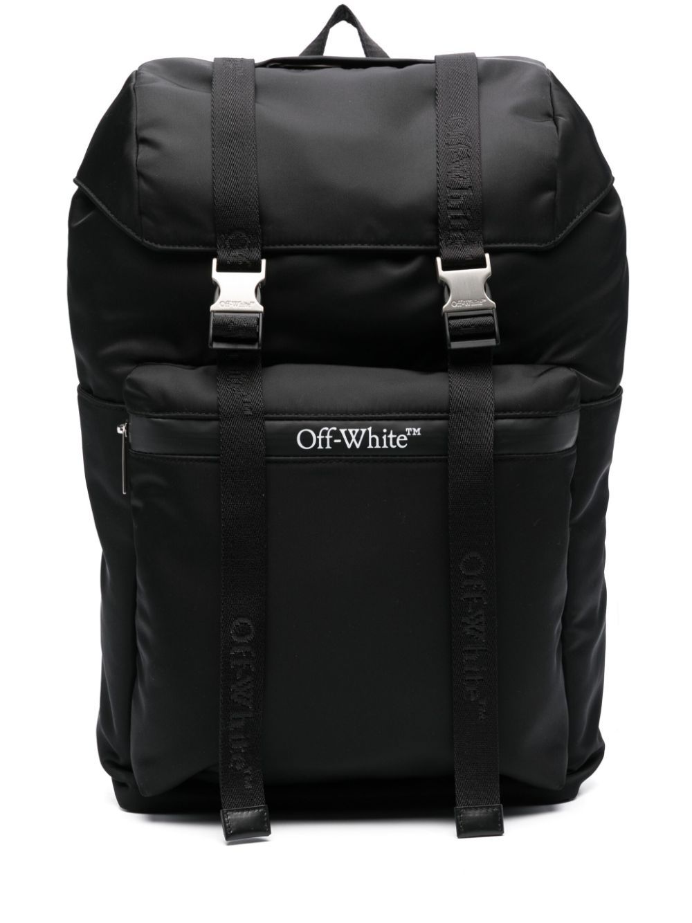 Off-white Outdoor Drawstring Backpack Black