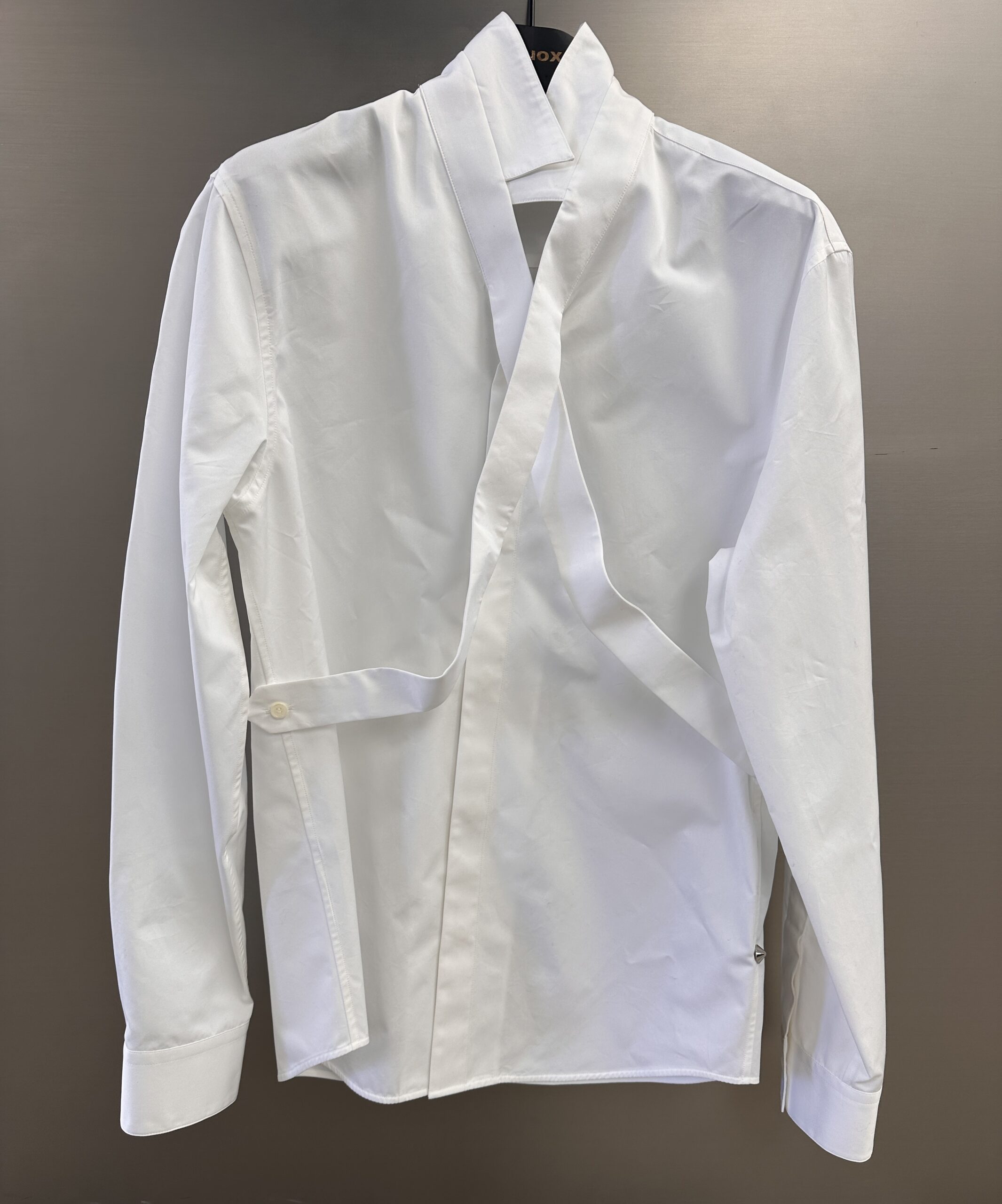 Shop Off-white Heavycot Front Collar Shirt White