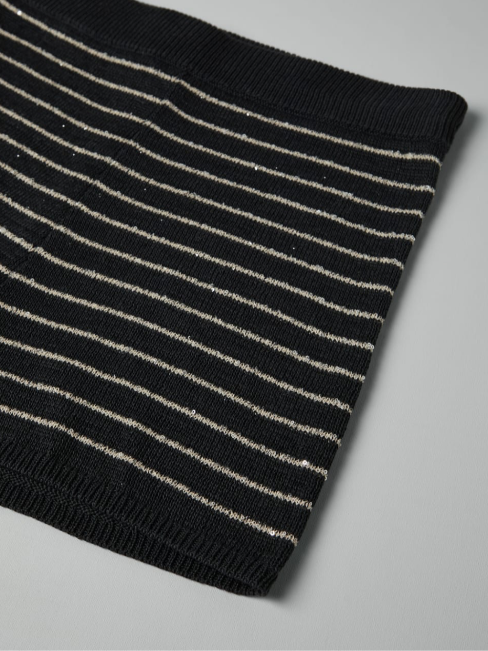 Shop Brunello Cucinelli Dazzling Stripes Knitted Shorts