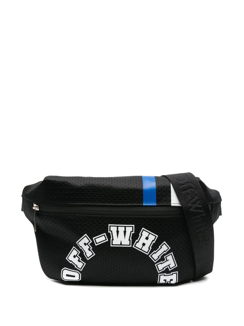 Shop Off-white Outdoor Baseball Mesh Belt Bag Black/white