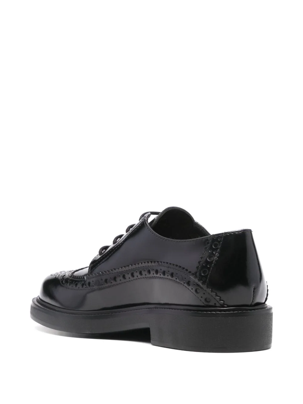 Shop Tod's Lace-ups Leather Oxford Black