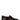 The Row dark brown leather loafers with gathered detailing