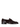 The Row dark brown leather loafers with gathered detailing