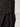 Close-up of the fastening or finishing on Studio Nicholson black midi skirt