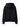 AMI Cotton Zipped Hoodie Black-back side